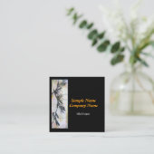 audacieux art design personnalisé cartes de visite (Debout devant)