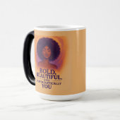 Audacieux, Beau, Sans S'excuser - Mug (Devant gauche)