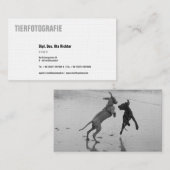 audacieux carte de visite (Devant / Derrière)