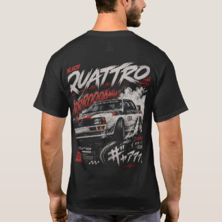 Audi Quattro Drift Motorsport T-shirt | Voorlogo