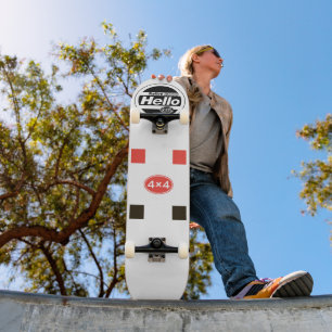 Audi Quattro Rally Auto decoratie Skateboard