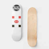 Audi Quattro Rally Auto decoratie Skateboard (Voorkant)