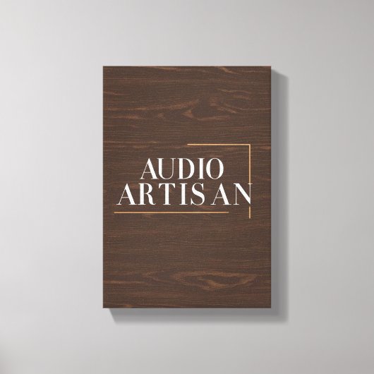 Audio Artisan Canvas Afdruk (Voorkant)