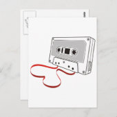 Audio-cassette Briefkaart (Voorkant / Achterkant)