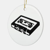 Audio Cassette Keramisch Ornament (Links)
