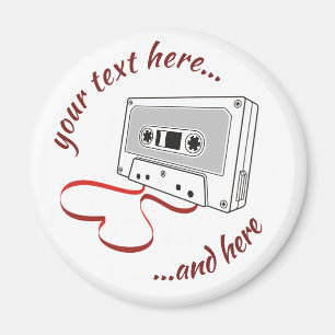 Audio cassette magnet magneet