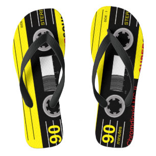 Audio Cassette MixTape Teenslippers