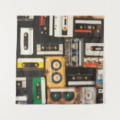 Audio-cassetteband Wandkleed (Voorkant (horizontaal))