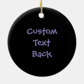 Audio-Cassettebandje Keramisch Ornament (Achterkant)