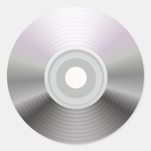 Audio-cd Ronde Sticker (Voorkant)