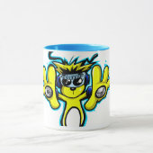 Audio Chien -1 Mug de café (Centre)