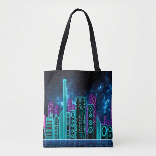 Audio City-1 Canvas tas (Voorkant)