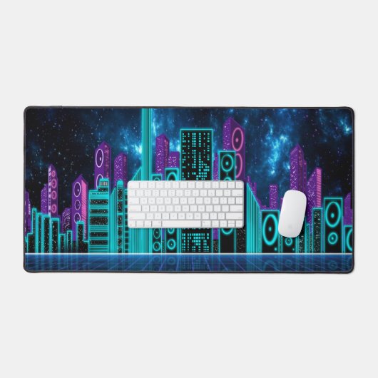 Audio City-1 Jeu Mousepad Desk Mat (Clavier et souris)
