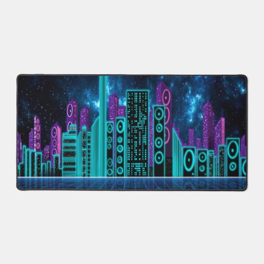 Audio City-1 Jeu Mousepad Desk Mat (Recto)