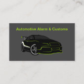 audio- en beveiligingssystemen voor de automobieli visitekaartje (Voorkant)