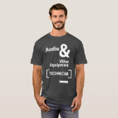 Audio- en video-apparatuur Technicus Functielijn C T-shirt (Voorkant volledig)