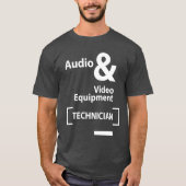 Audio- en video-apparatuur Technicus Functielijn C T-shirt (Voorkant)