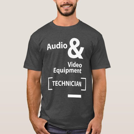 Audio- en video-apparatuur Technicus Functielijn C T-shirt (Voorkant)
