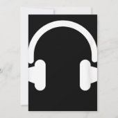 Audio Engineer Audiophile Dj Music Lover Hoofdtele Bedankkaart (Voorkant)