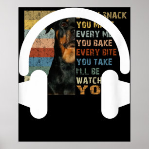 Audio Engineer Audiophile Dj Music Lover Hoofdtele Poster