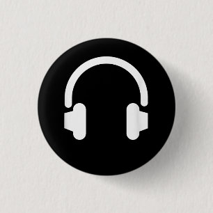 Audio Engineer Audiophile Dj Music Lover Hoofdtele Ronde Button 3,2 Cm