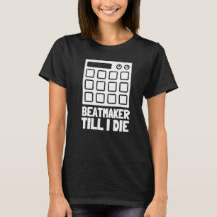 Audio Engineer Beatmaker en soundguy Drumpad T-shirt