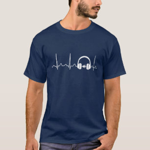 Audio Engineer hartslag T-shirt