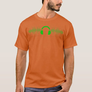 Audio Engineer hoofdtelefoon voor audiofiel en ven T-shirt