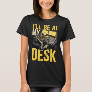 Audio Engineer ik in mijn bureau Sound Engineer T-shirt