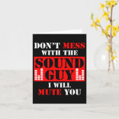 Audio-engineer niet knoeien met het geluid man ik kaart (Gele Bloem)