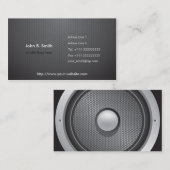 Audio Engineer Personal Visitekaartje (Voorkant / Achterkant)