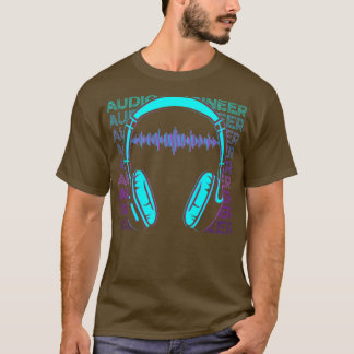 Audio Engineer Sound Engineer Retro Audio Engineer T-shirt