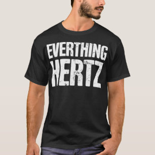 Audio Engineer Sound Guy Hertz T-shirt