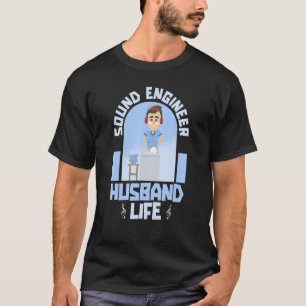 Audio Engineer Studio Producer Sound Engineer Hu T-shirt