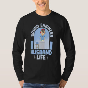 Audio Engineer Studio Producer Sound Engineer Hu T-shirt