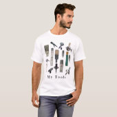 Audio Engineer Tools T-shirt (Voorkant volledig)