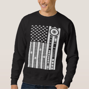 Audio Engineer US Flag Sound Engineer Audio Engine Trui