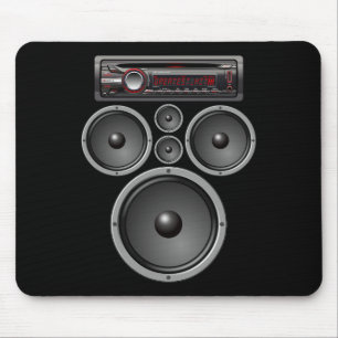 AUDIO-HALLOWEEN-KOSTUOM VAN AUTO STEREO SPREKERS MUISMAT
