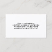 Audio Luidspreker | Geluidssysteem Visitekaartje (Achterkant)