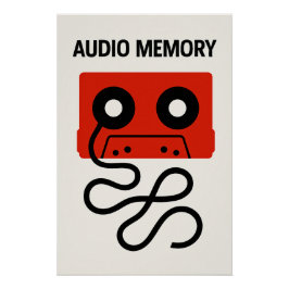 AUDIO MEMORY - Geluidsgeheugen Perfect Poster