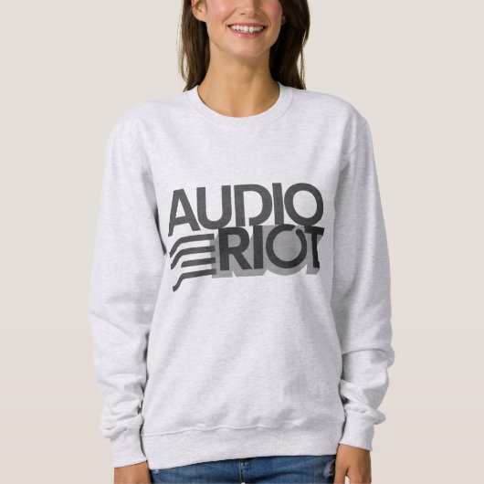 Audio Riot Time to Audio Quiet Sweatshirt Women (Devant)