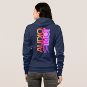 Audio Riot Zip Sweat - shirt à capuche Summer Logo (Dos entier)