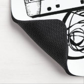 Audio Tape Cassette Retro-Muismat Muismat (Hoek)