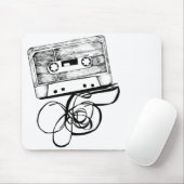 Audio Tape Cassette Retro-Muismat Muismat (Met muis)