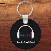 Audio Voedsel Feed Sleutelhanger (Achterkant)