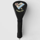 Audiocassette met potlood golfheadcover (Voorkant)