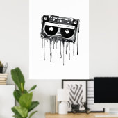 audiocassette poster (Thuiskantoor)