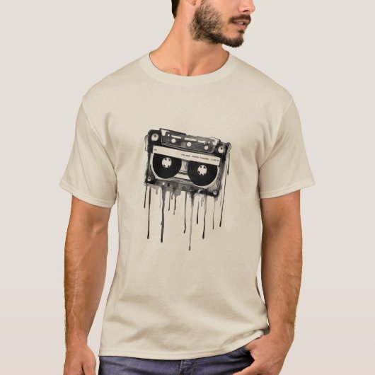 audiocassette t-shirt (Voorkant)