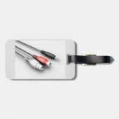 Audiokabels  Tech Bagagelabel (Achterkant horizontaal)