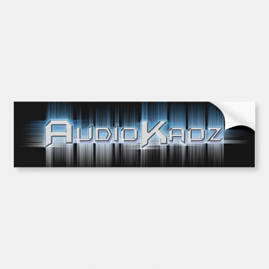AudioKaoz Bumpersticker (Voorkant)